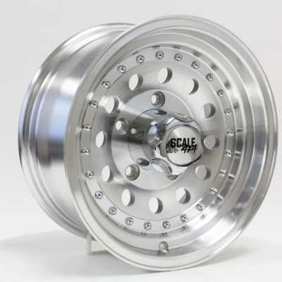 Scale 4x4 Bandit II  Machined Clear Coat 15x7 5x139.7mm