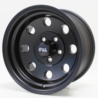 Scale 4x4 Sahara  Matte Black 15x8 5x114.3mm
