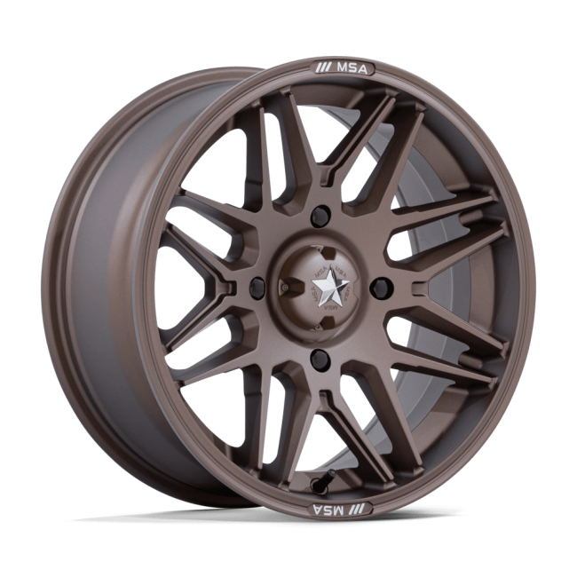 Msa Offroad Wheels M52 Radar Utv Matte Bronze 16x7 (+10) 4x156