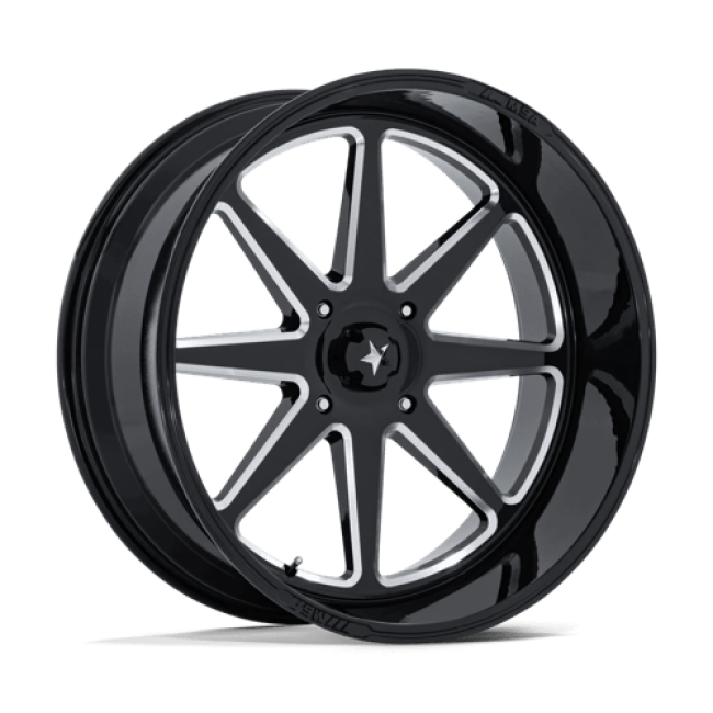 Msa Offroad Wheels M54 Spark Utv Gloss Black Milled 24x10 (-25) 6x139.7