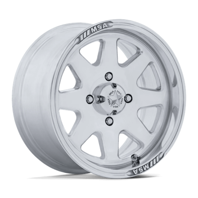 Msa Offroad Wheels M54 Spark Utv Polished 15x7 (+10) 5x114.3