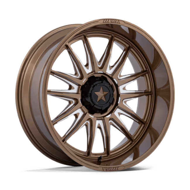 Msa Offroad Wheels M55 Commander Utv Gloss Bronze Milled 24x10 (-25) 5x114.3