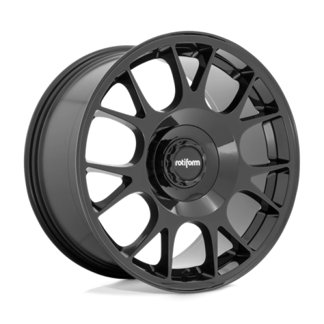 Rotiform R187 Tuf-r Glossy Black 18x8.5 (+35) 5x108/5x114.3