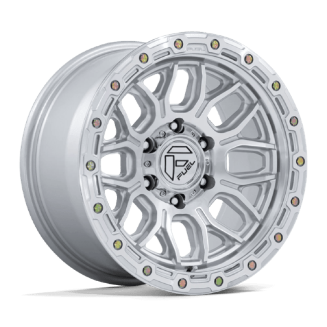 Fuel 1pc Fc881 Surge Gloss Silver W/ Machined Face 20x10 (-18) 8x165.1