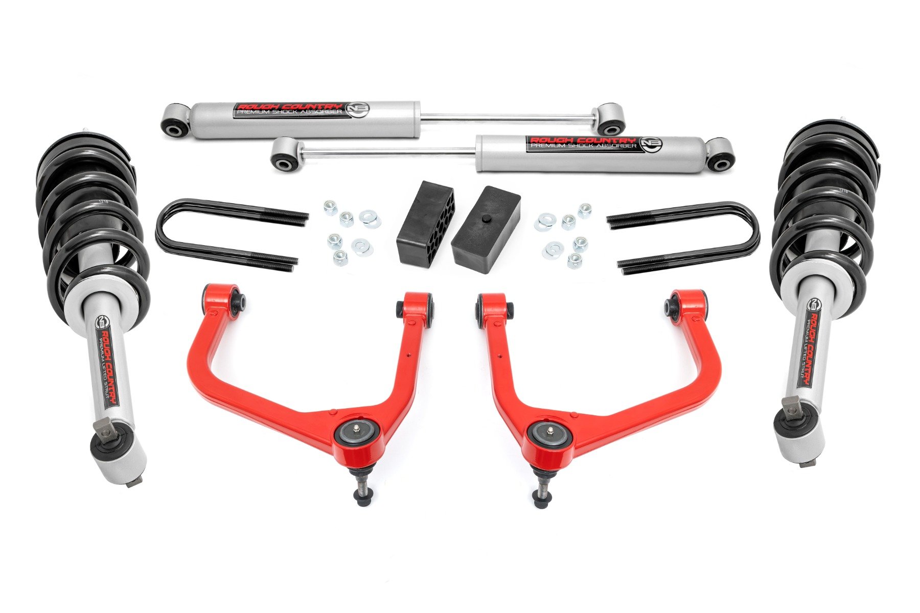 3.5 Inch Lift Kit | Mono Leaf Rear | N3 Struts | GMC Sierra 1500 (25-26)