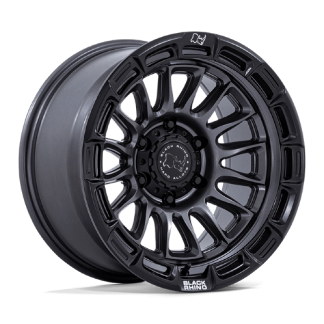 Black Rhino Hard Alloys Br025 Rival Matte Gunmetal W/ Matte Blk-lp 20x9 (+1) 6x139.7