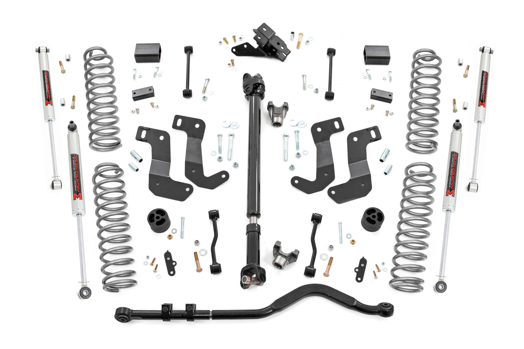 3.5 Inch lift Kit | C/A Drop | FR D/S | M1 | Jeep Wrangler Unlimited 4WD (18-23)