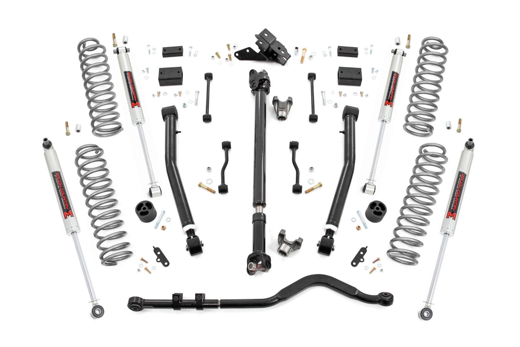 3.5 Inch Lift Kit | Adj Lower | FR D/S | M1 | Jeep Wrangler Unlimited 4WD (18-23)
