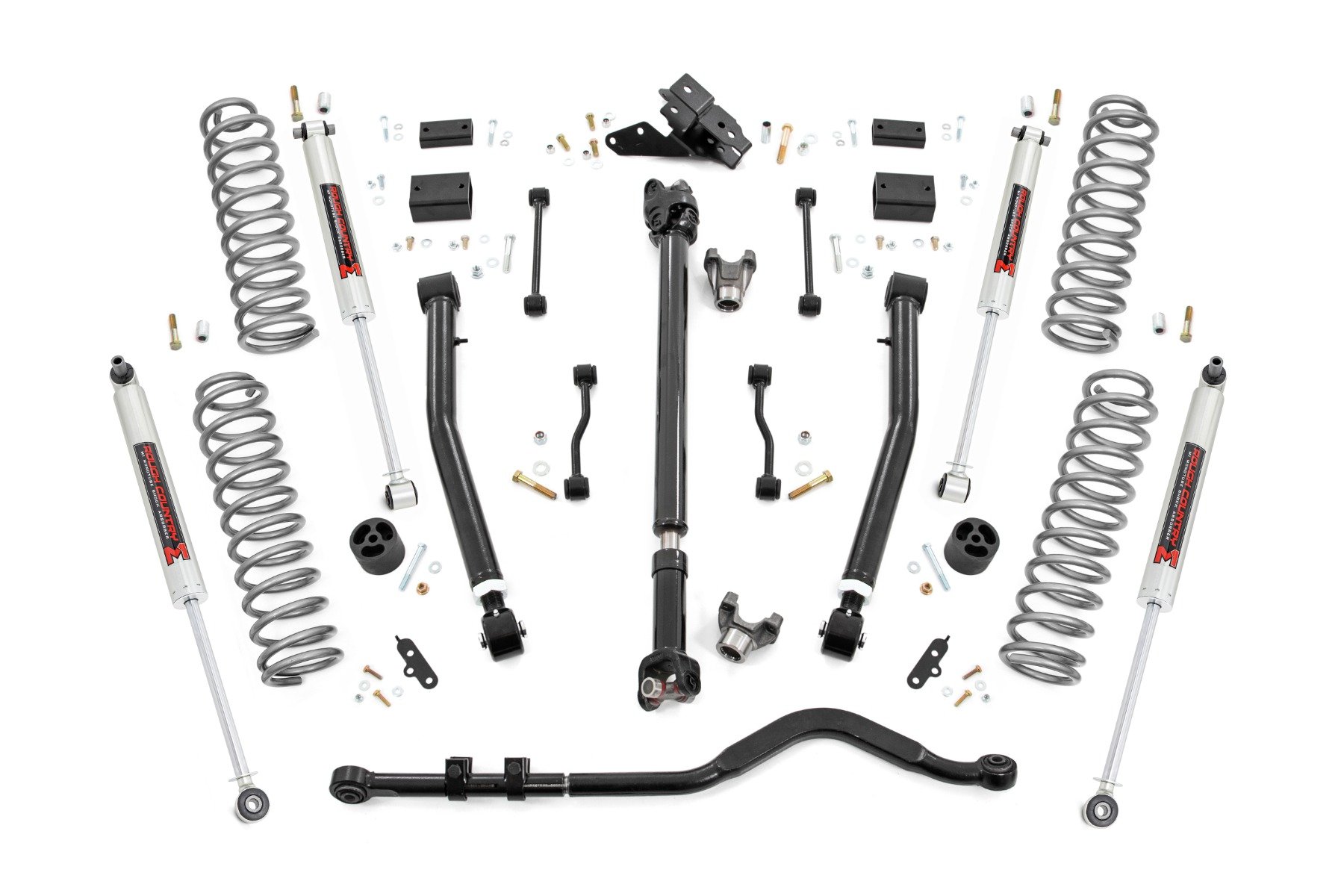 3.5 Inch Lift Kit | Adj Lower | FR D/S | M1 | Jeep Wrangler Unlimited Rubicon (18-23)