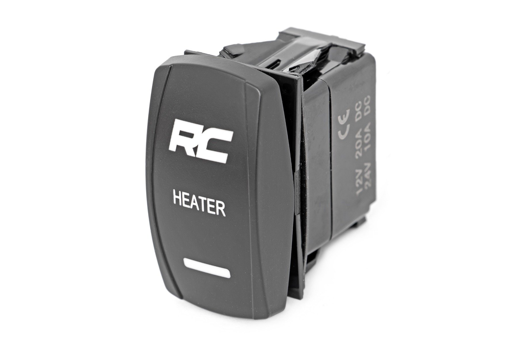 Rocker Switch | Cab Heater | 2x1 with Logo | Blue Back Light