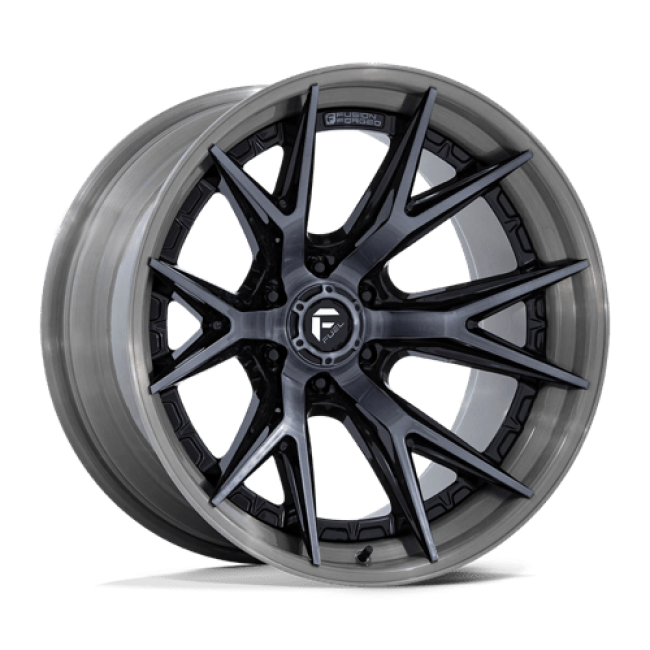 Fuel 1pc Fc402 Catalyst Gloss Black Brushed Dark Tint 17x9 (+1) 6x135