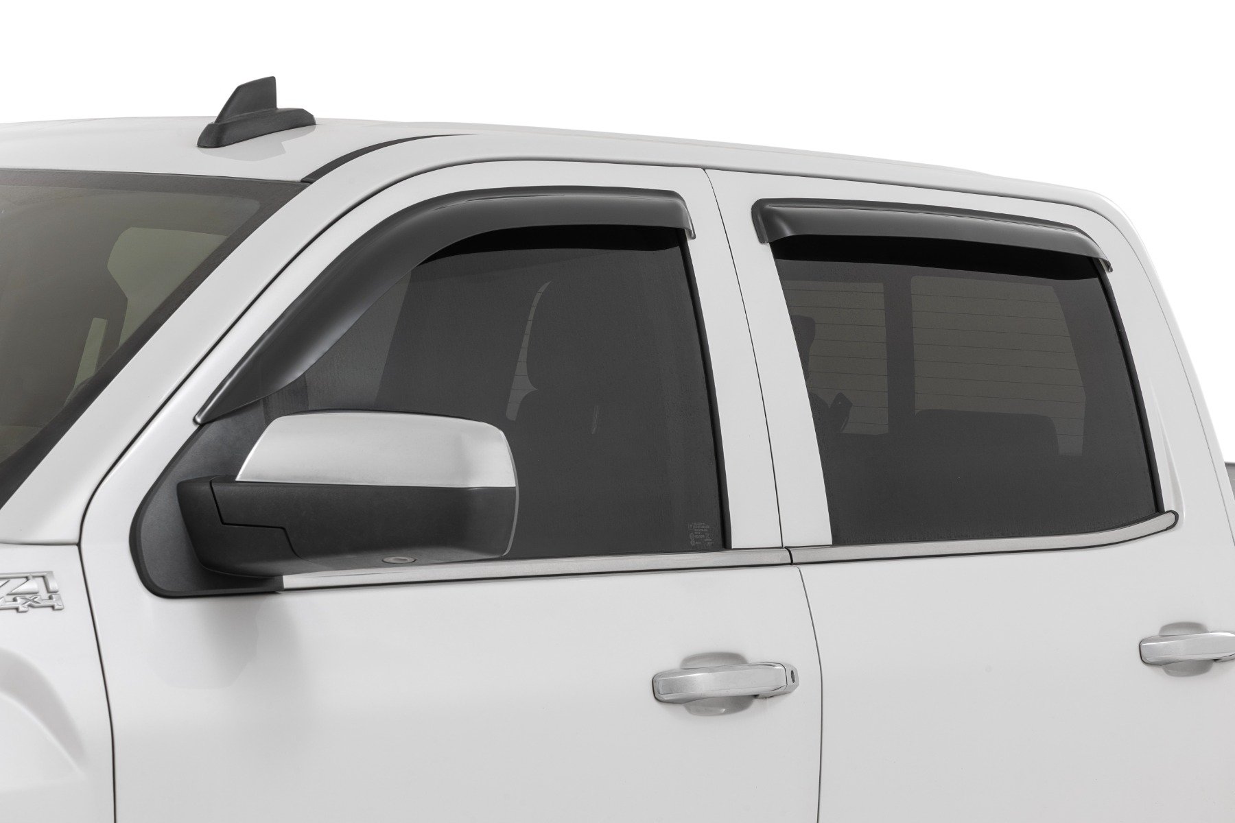 Side Window Deflectors | Tape On Rain Guard | Chevy/GMC 1500/2500HD/3500HD 2WD/4WD