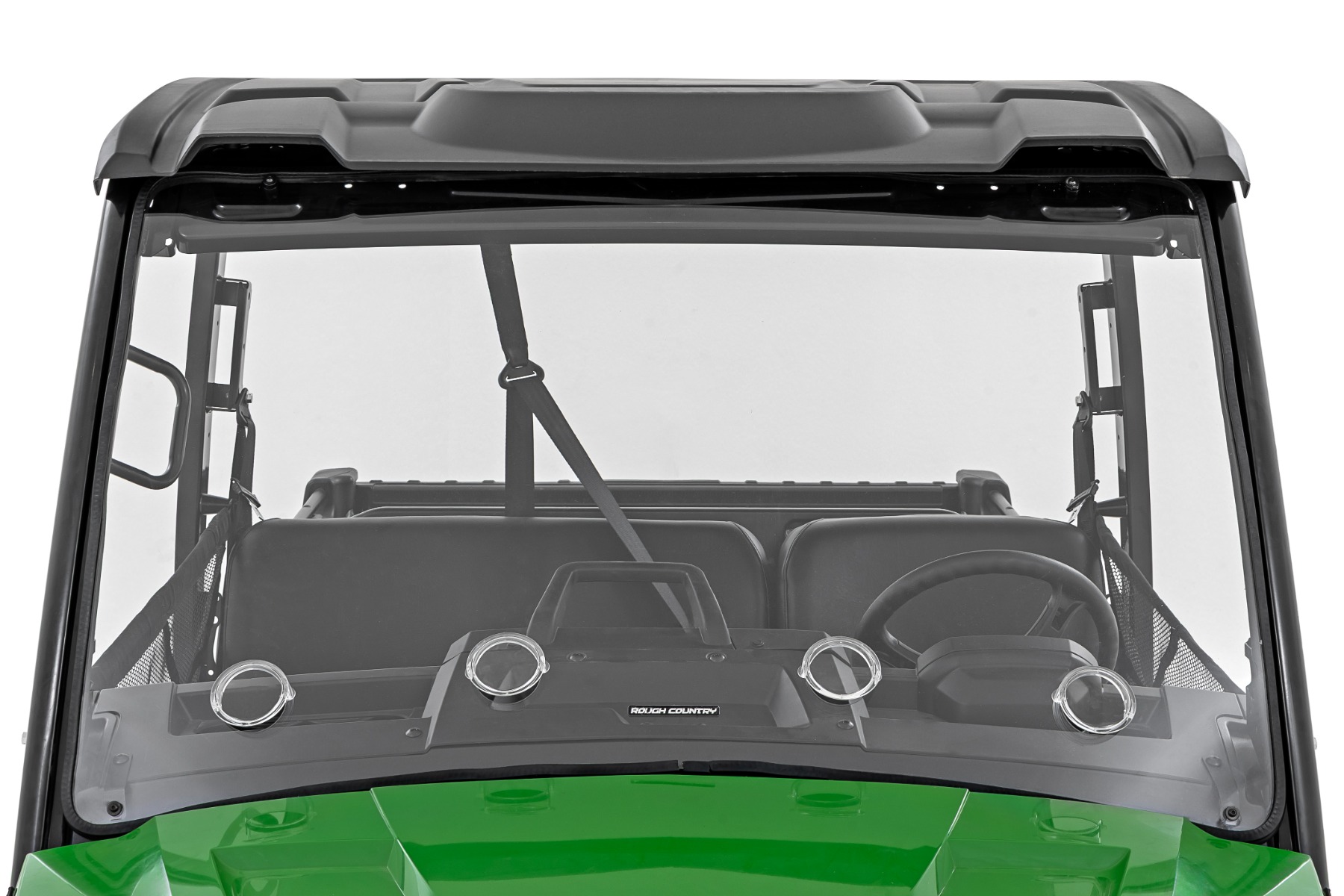 Vented Full Windshield | Scratch Resistant | John Deere Gator XUV 835E