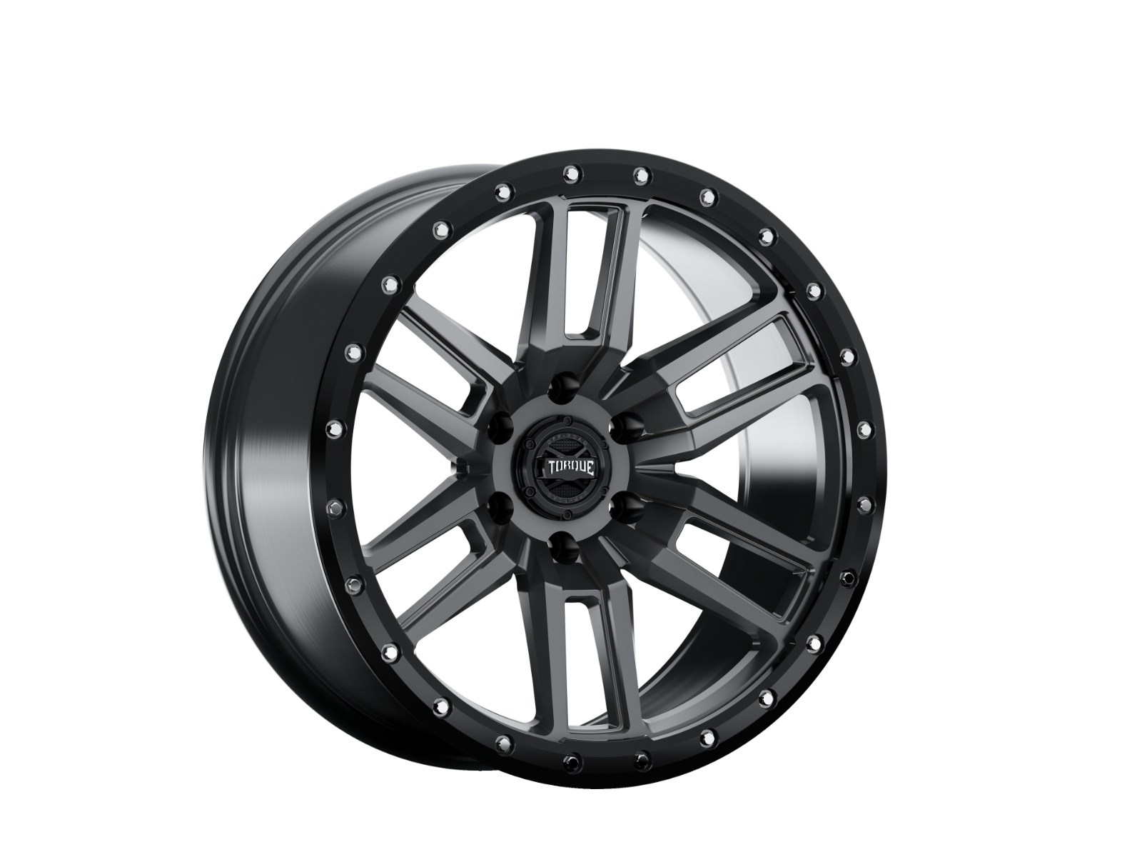 Torque Pritchett | Anthracite w/Black Lip | 20x9 | 6x135 | -12mm