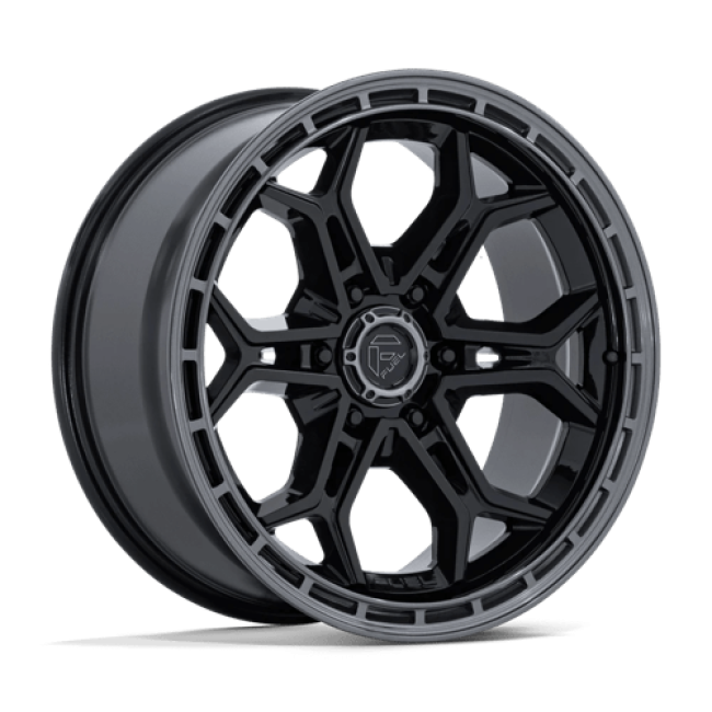 Fuel 1pc Fc896 Heathen Gloss Black Gloss Gunmetal Lip 20 (+1) 6x135