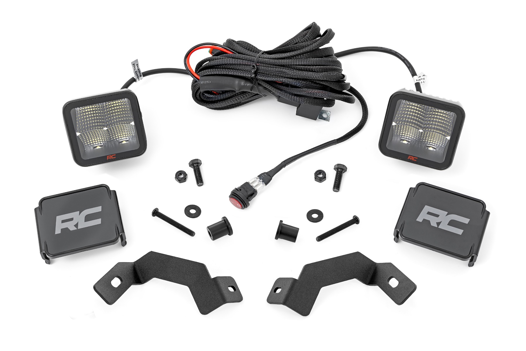 LED Light Kit | Ditch Mount | 2" Spectrum Pair | Spot | Toyota Land Cruiser (24-25)