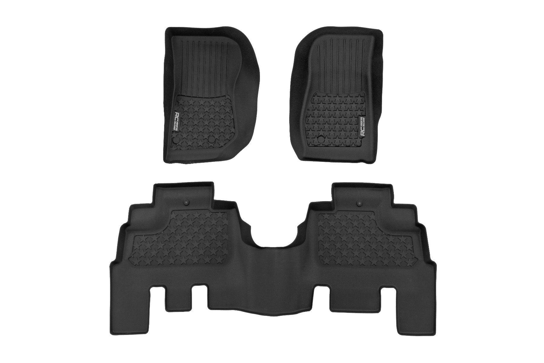 Floor Mats | FR & RR | 4 Door | Jeep Wrangler Unlimited 4WD (2014-2018)
