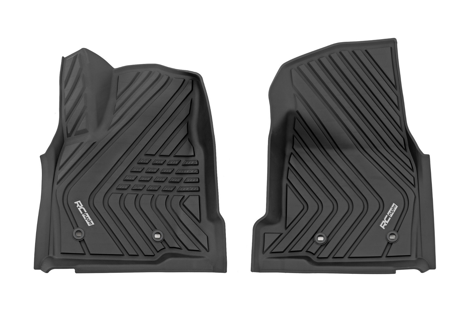 Flex Fit Floor Mats | Front | Crew | Toyota Tacoma 2WD/4WD (2024-2026)