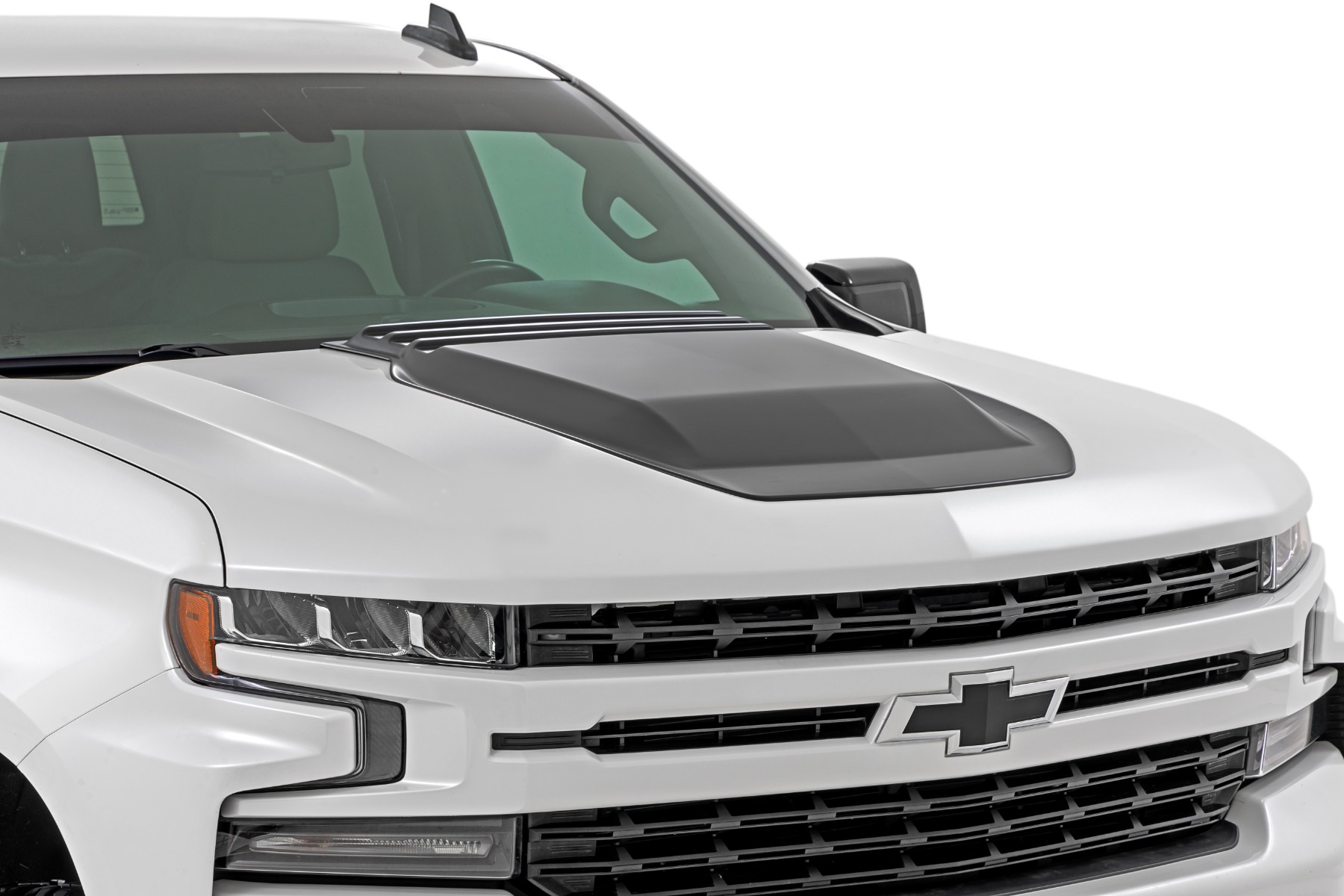 Hood Scoop | GNO Slate Gray | Chevy Silverado 1500 2WD/4WD (2019-2026 & Classic)