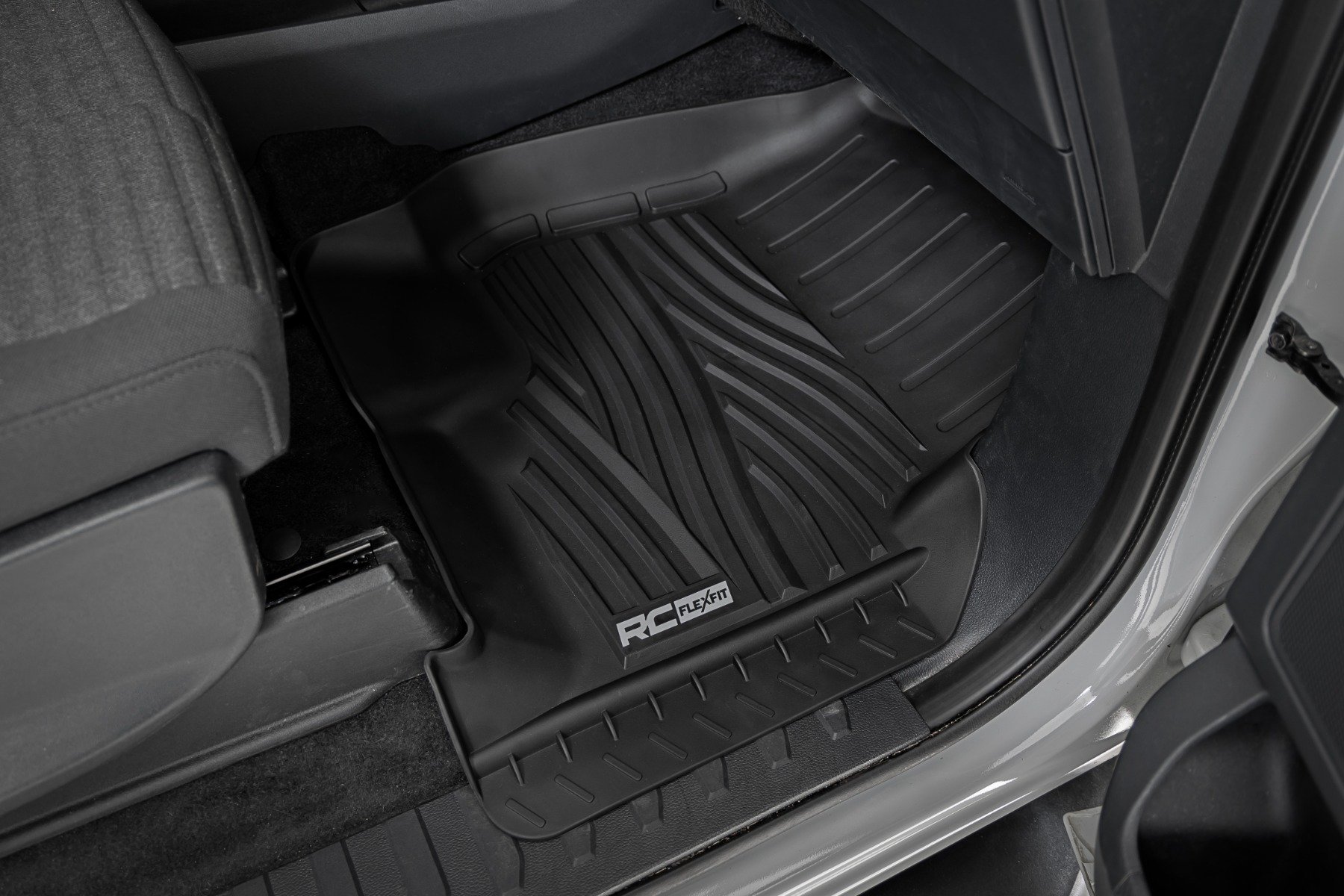 Flex-Fit Floor Mats | Front | Ford F-150 (15-25)/F-150 Lightning (22-25)/Raptor (17-25) - Image 3