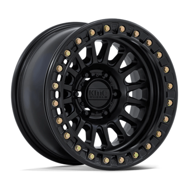 Kmc Km239 Impact Beadlock Matte Black 17x9 (+25) 5x127