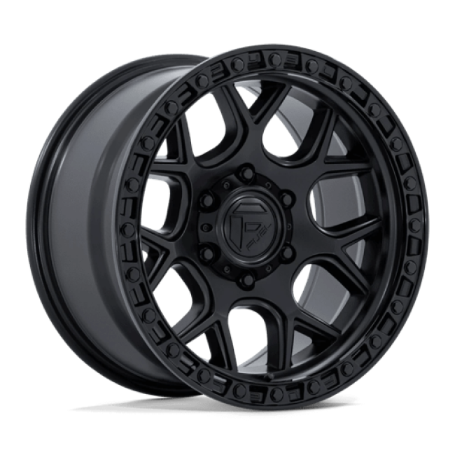 Fuel 1pc Fc908 Puma Matte Black W/ Gloss Black Lip 17x9 (+1) 5x127