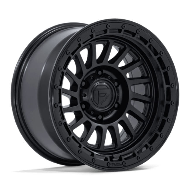 Fuel 1pc Fc897 Havoc Matte Black W/ Gloss Black Lip 17x9 (-12) 6x135
