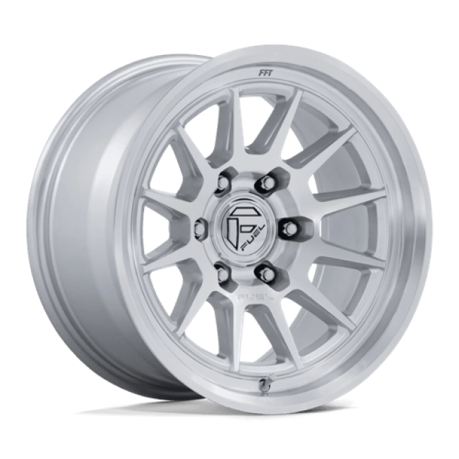Fuel 1pc Fc902 Spur Gloss Silver W/ Machined Face 17x8.5 (+25) 6x139.7