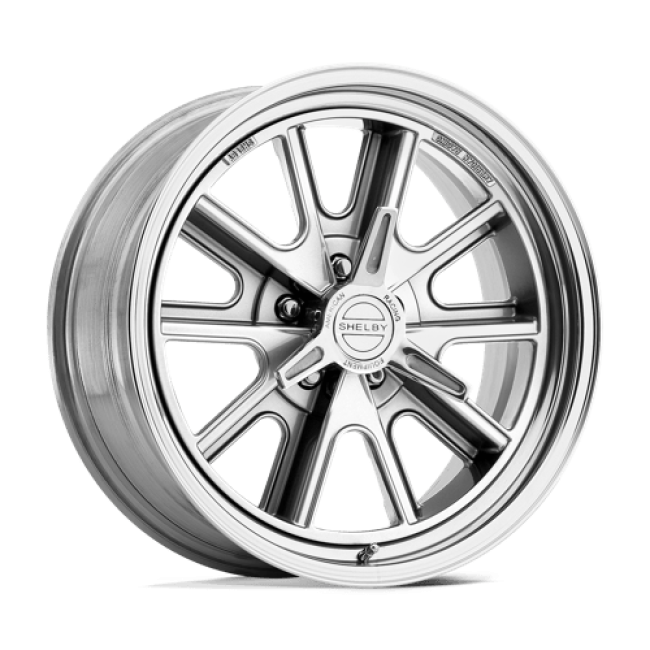American Racing Vintage Vn427 Shelby Cobra Two-piece Polished 15x8 (+1) 5x112
