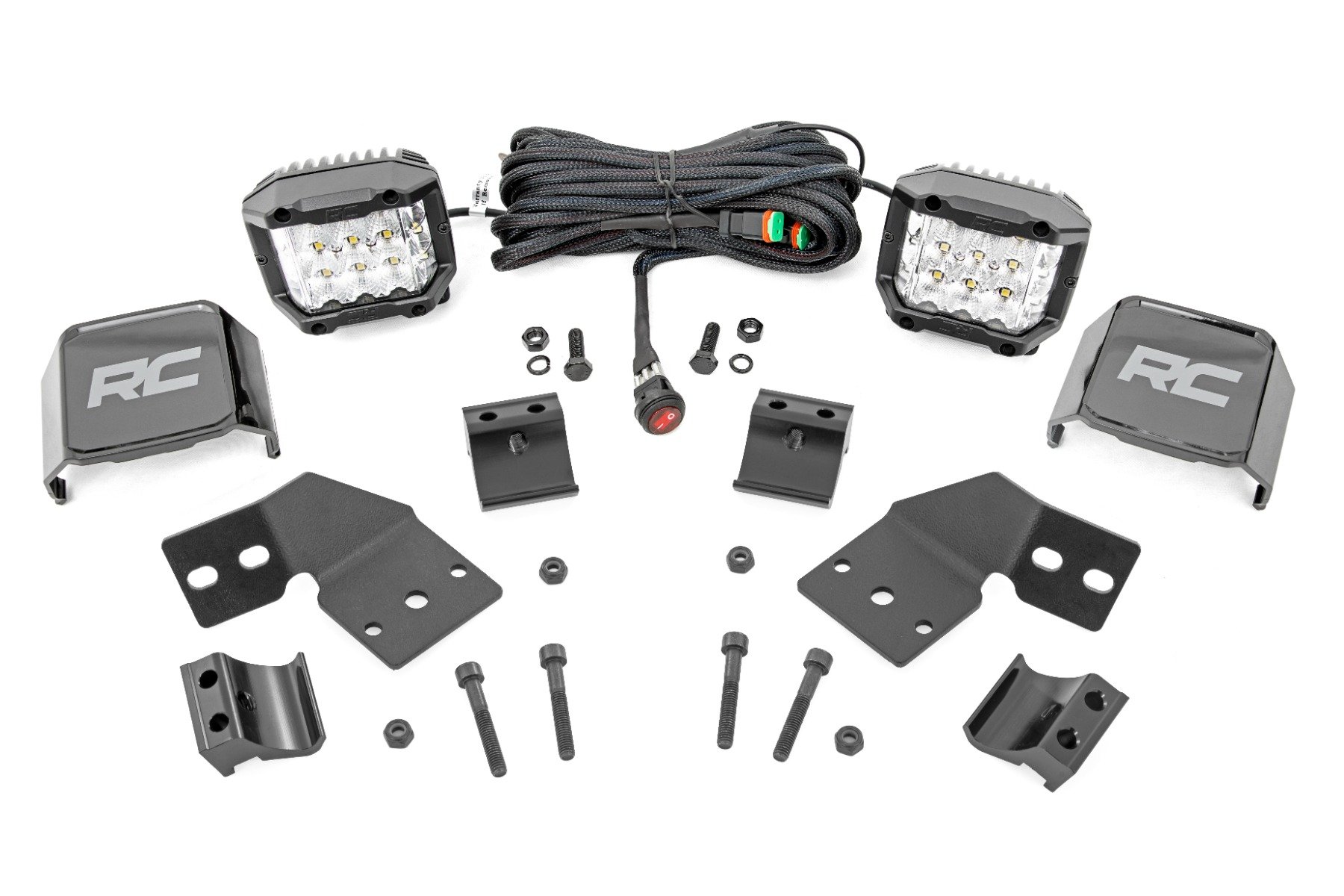 LED Light Kit | Front Mount | 3" Chrome Pair | Wide Angle | Polaris XPEDITION ADV 5