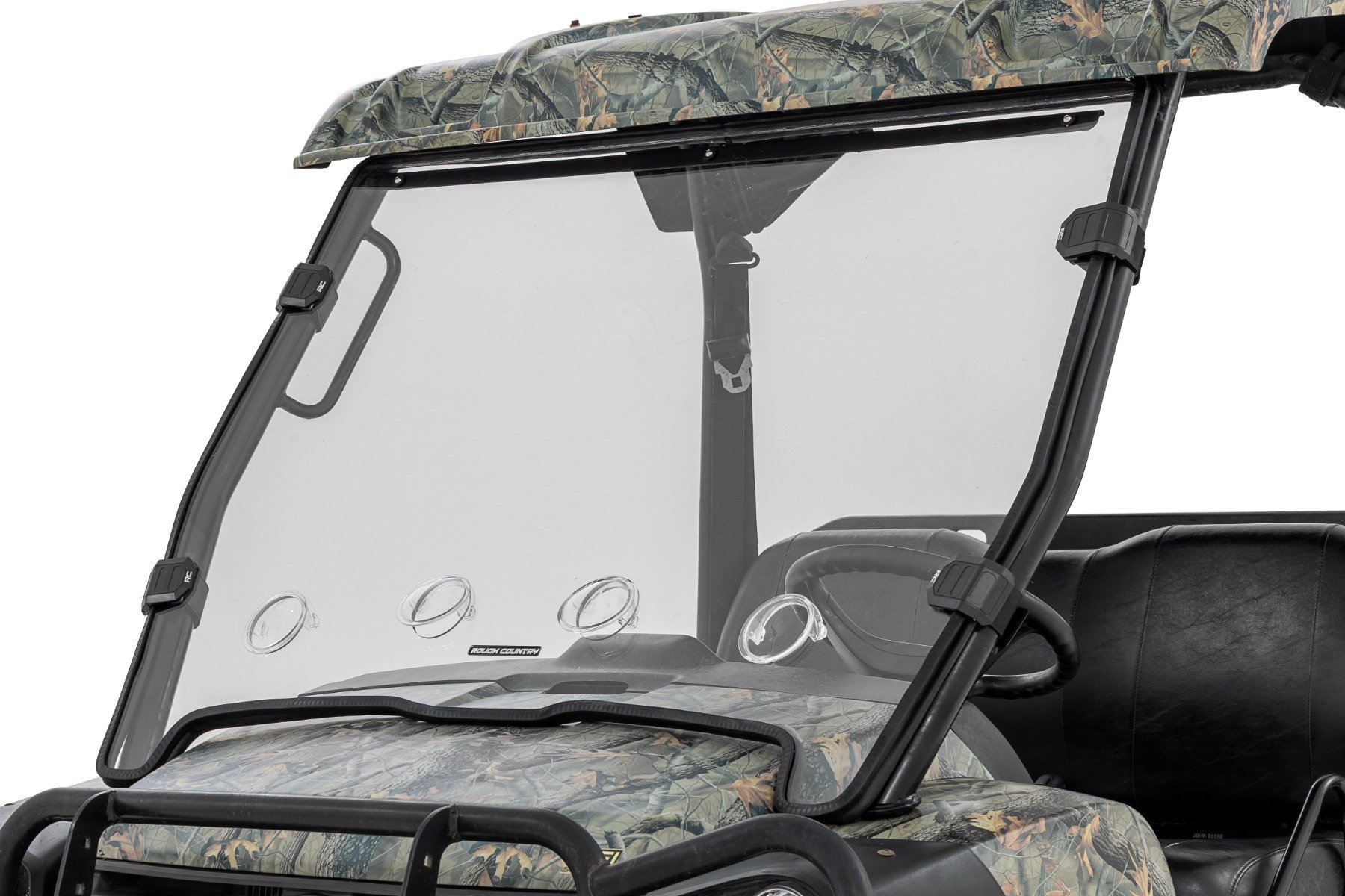 Vented Full Windshield | Scratch Resistant | John Deere Gator XUV 825
