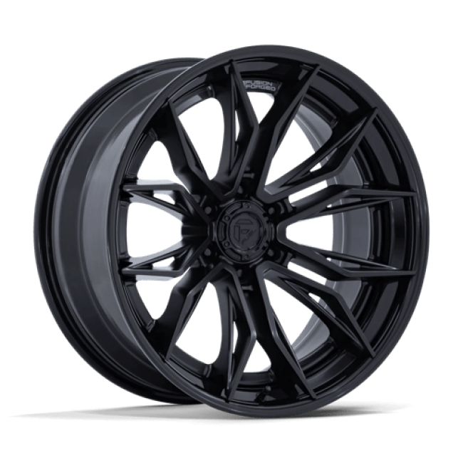 Fuel 1pc Fc404 Mutiny Matte Black W/ Gloss Black Lip 22x10 (+0) 8x180