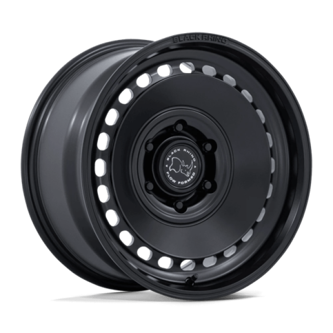 Black Rhino Hard Alloys Br036 Basin Matte Black 17x8.5 (+25) 6x135