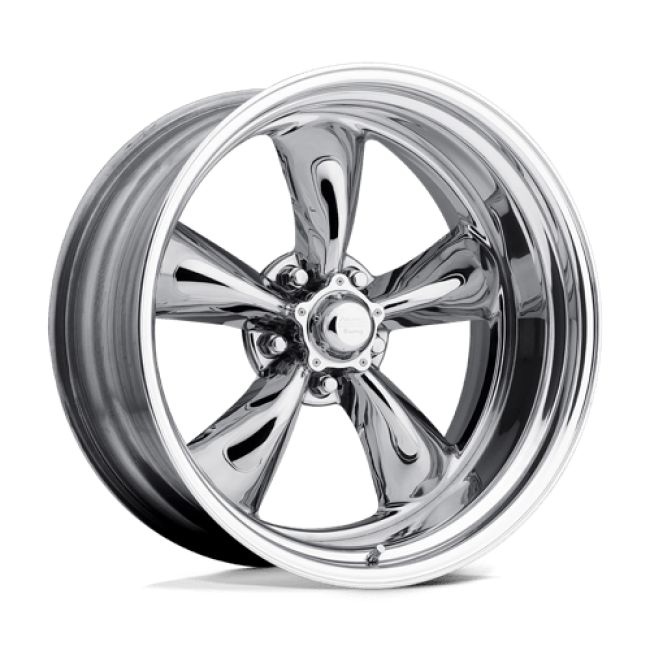 American Racing Vintage Vn405 Torq Thrust Ii Custom Two-pc Chrome W/ Polish Barrel 17x11 (-70) 5x120.65