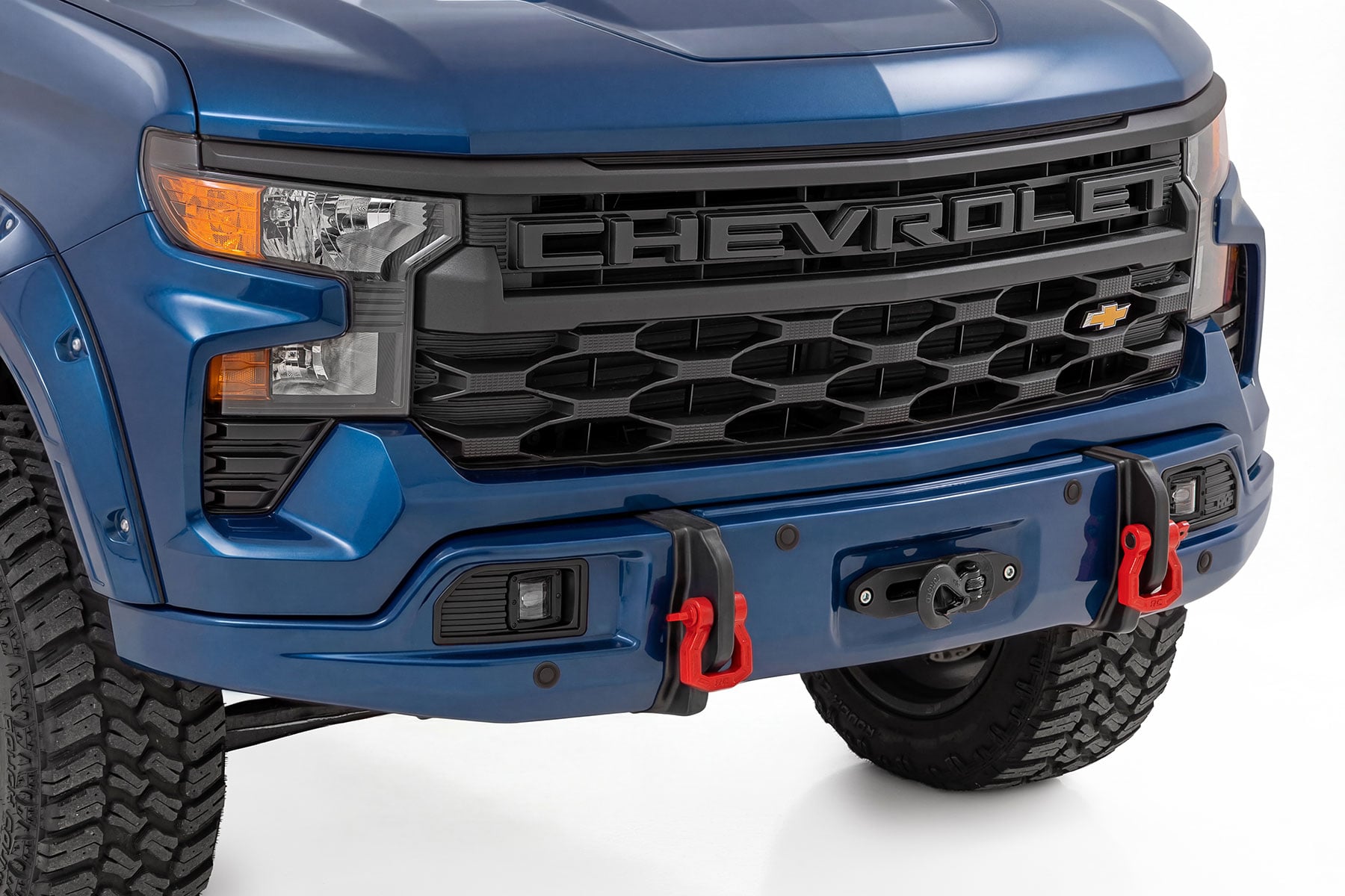 Front FXS Bumper | 12000S | GA0 North Sky Blue | Chevy Silverado 1500 2WD/4WD (2023-2026)