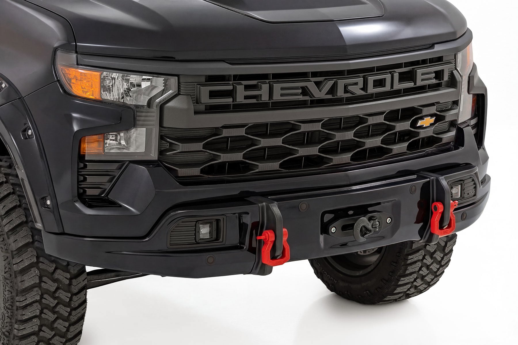 Front FXS Bumper | 12000S | GBA Black | Chevy Silverado 1500 2WD/4WD (2023-2026)