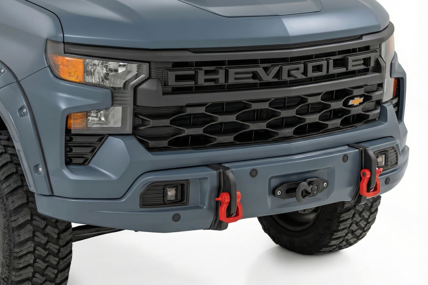 Front FXS Bumper | 12000S | GNO Slate Gray | Chevy Silverado 1500 2WD/4WD (2023-2026)