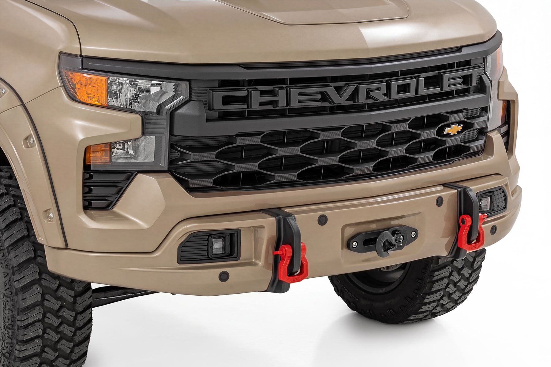 Front FXS Bumper | 12000S | GTL Sand Dune | Chevy Silverado 1500 2WD/4WD (2023-2026)