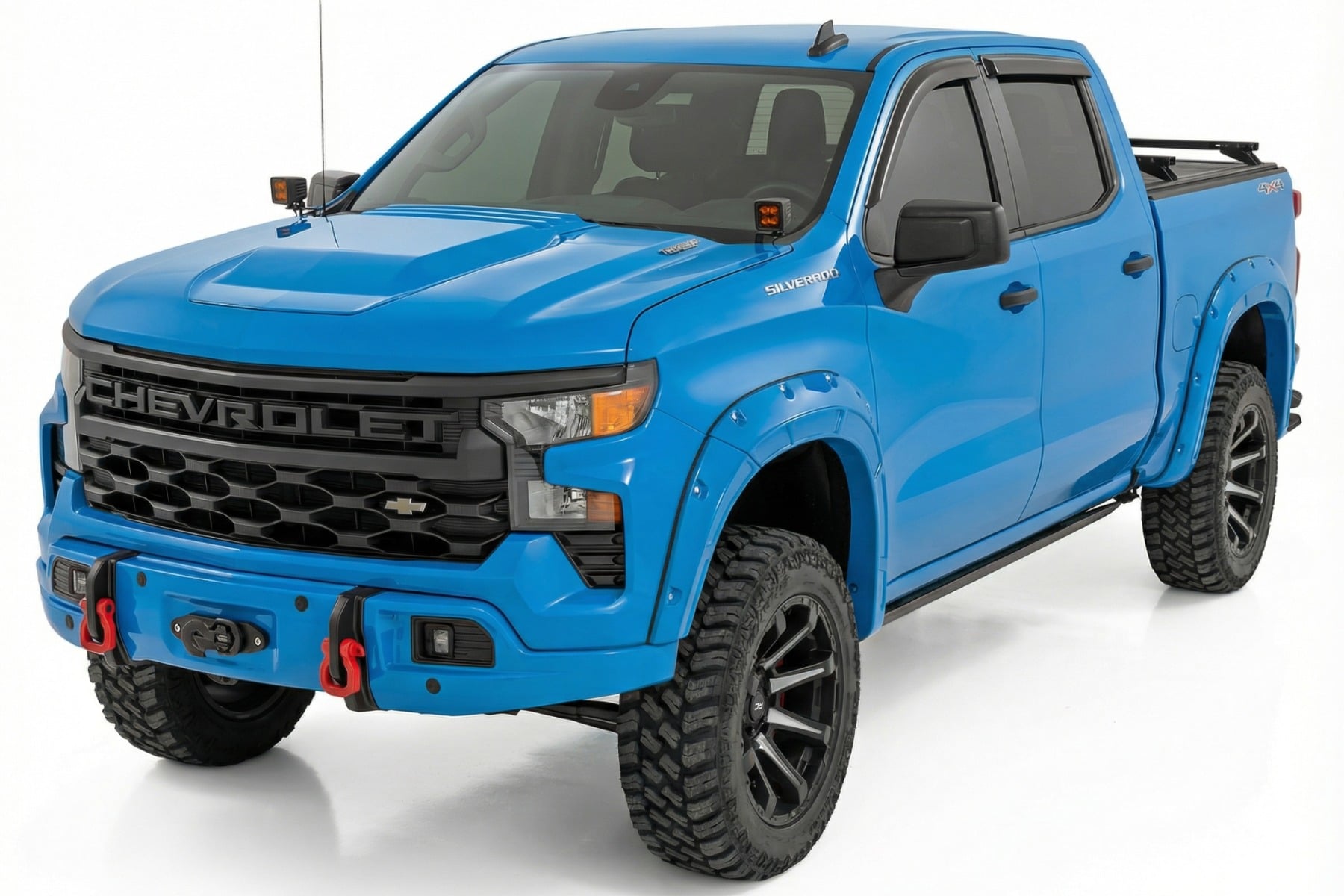 Front FXS Bumper | 12000S | GLT Glacier Blue | Chevy Silverado 1500 2WD/4WD (2023-2026) - Image 3