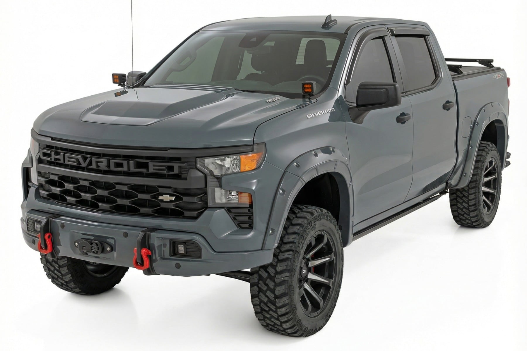 Front FXS Bumper | 12000S | GBD Cypress Gray | Chevy Silverado 1500 2WD/4WD (2023-2026) - Image 3