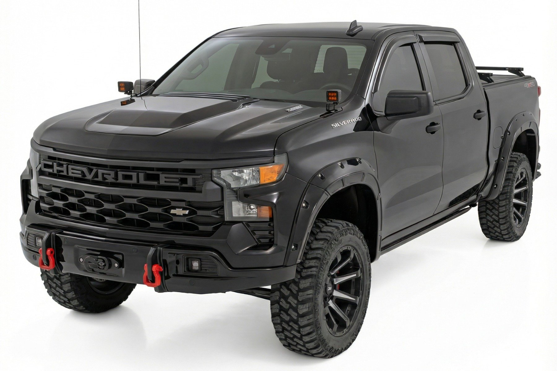 Front FXS Bumper | 12000S | GB8 Mosaic Black | Chevy Silverado 1500 2WD/4WD (2023-2026) - Image 3