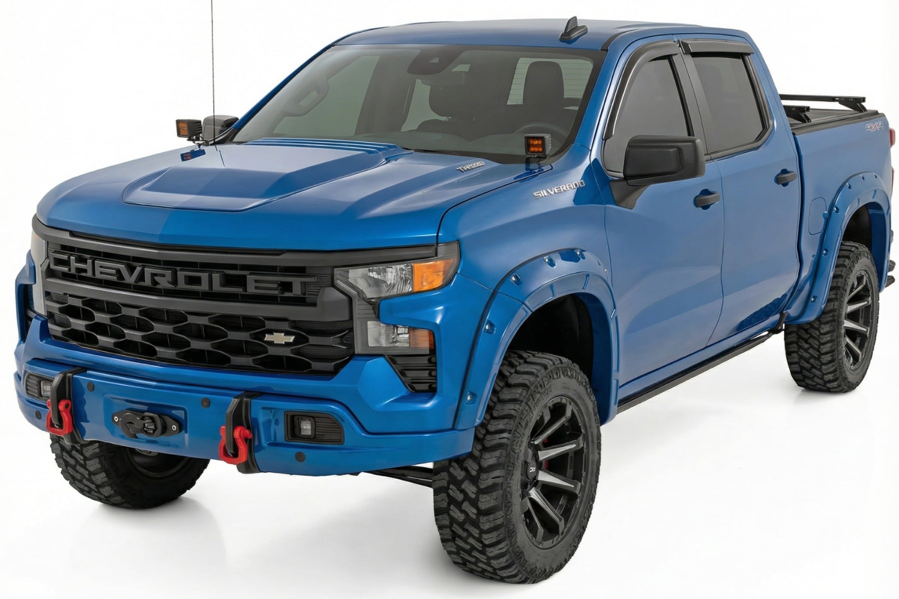 Front FXS Bumper | 12000S | GA0 North Sky Blue | Chevy Silverado 1500 2WD/4WD (2023-2026) - Image 3