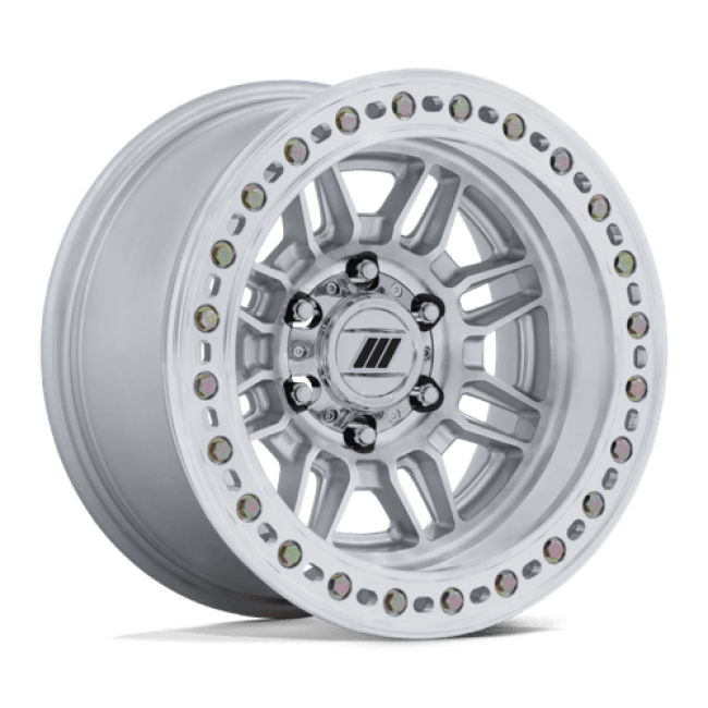 Pro Comp Alloys Pa208 Equalizer Bl Gloss Silver W/ Machined Face 17x9 (+1) 6x139.7